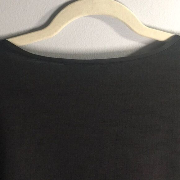 Elegant Simply Vera Verawang top women’s size pl petite Large black embellished - Picture 12 of 16